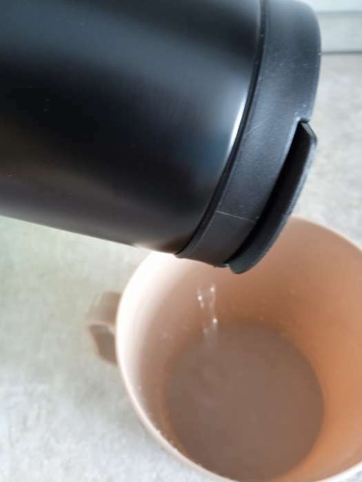 Фотография покупателя товара Термокружка, 500 мл, Coffee "Мастер К", сохраняет тепло 8 ч, черная