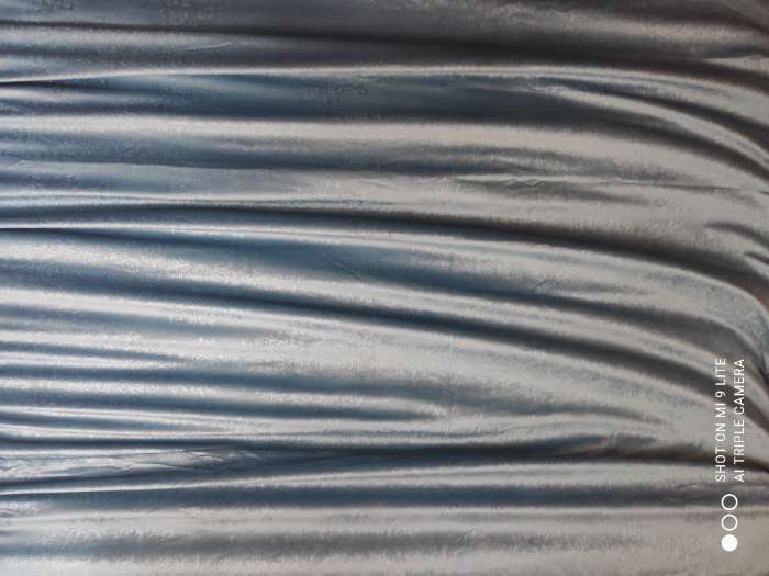 Фотография покупателя товара Штора портьерная "Этель" 230х270 см Валенсия Глубокий океан,100% п/э - Фото 2