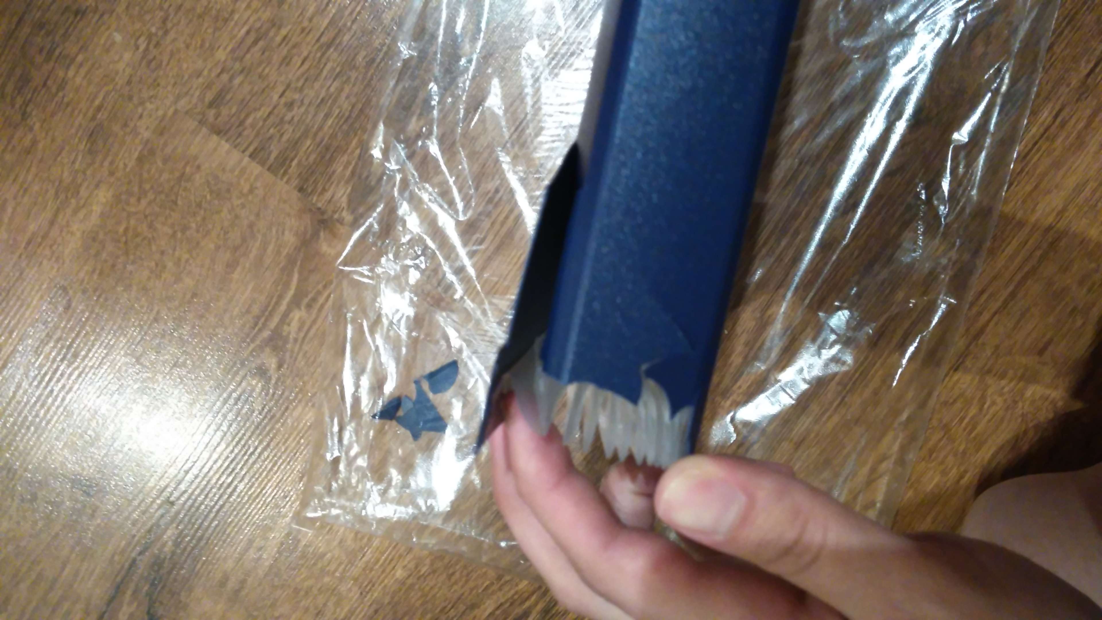 Фотография покупателя товара Папка-портфель А4, 7 отделений Calligrata, 700 мкм, песок, синяя - Фото 1
