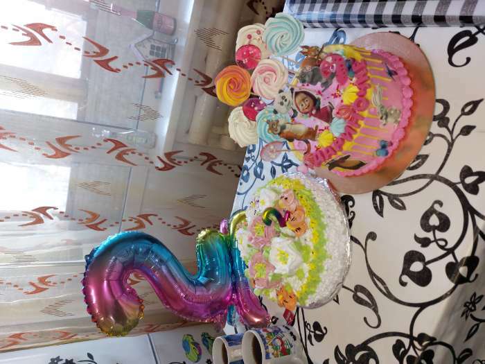 Фотография покупателя товара Свеча в торт на день рождения «‎Цветное конфетти»‎, цифра "8", 5.5 см - Фото 42