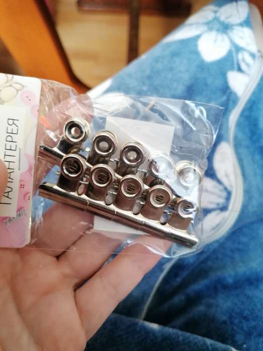 Фотография покупателя товара Зажимы для кроя, 4 см, 10 шт. - Фото 13