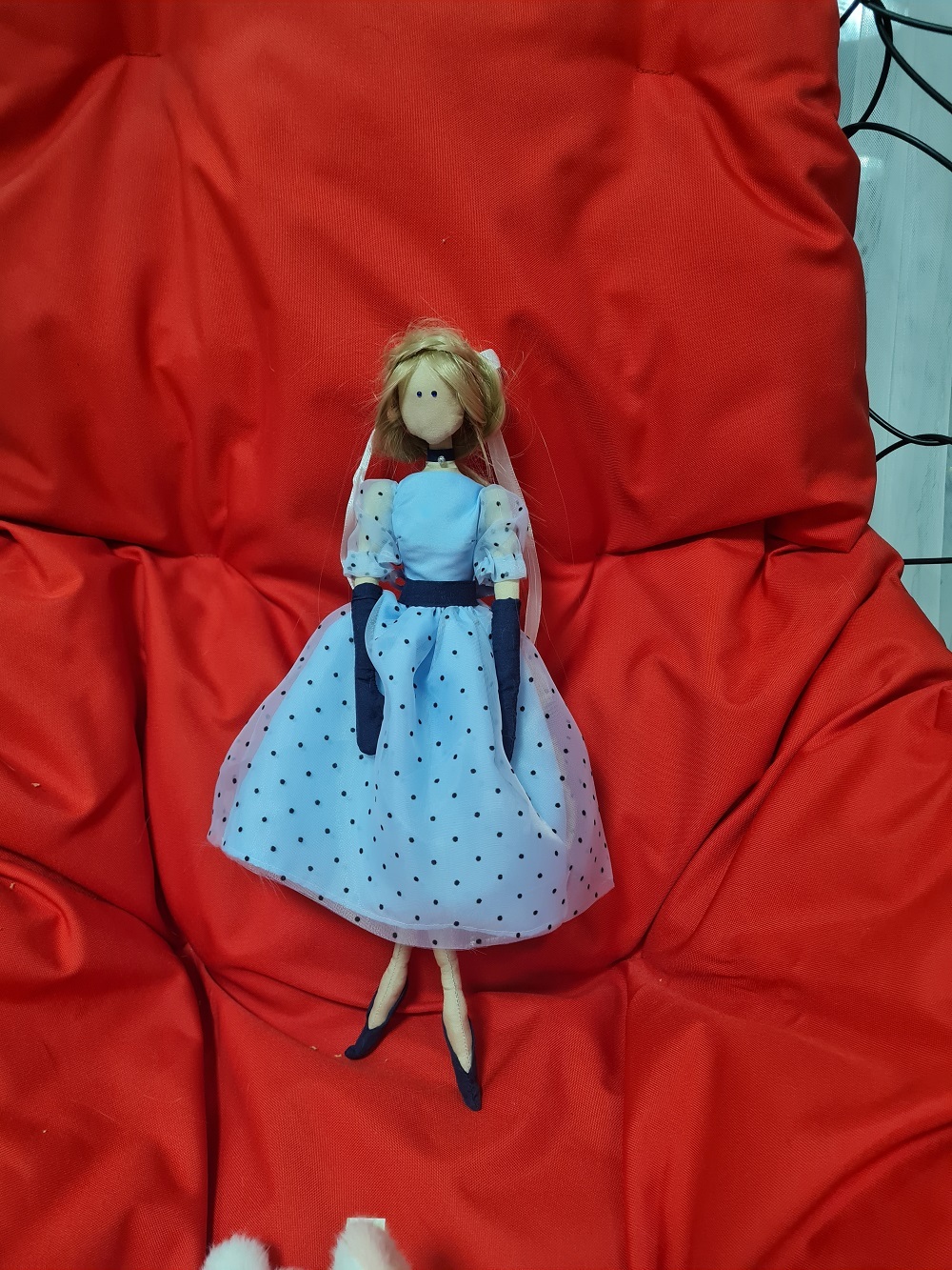 Фотография покупателя товара Набор для шитья. Интерьерная кукла «Хилари», 43 см
