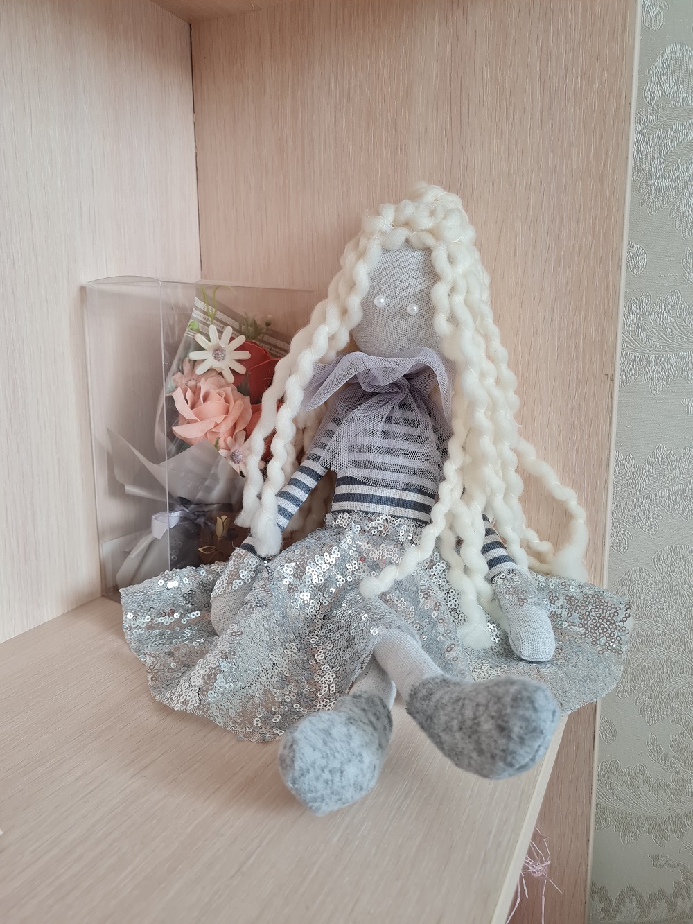 Фотография покупателя товара Интерьерная кукла «Ханна», набор для шитья, 18 × 22.5 × 2 см - Фото 1