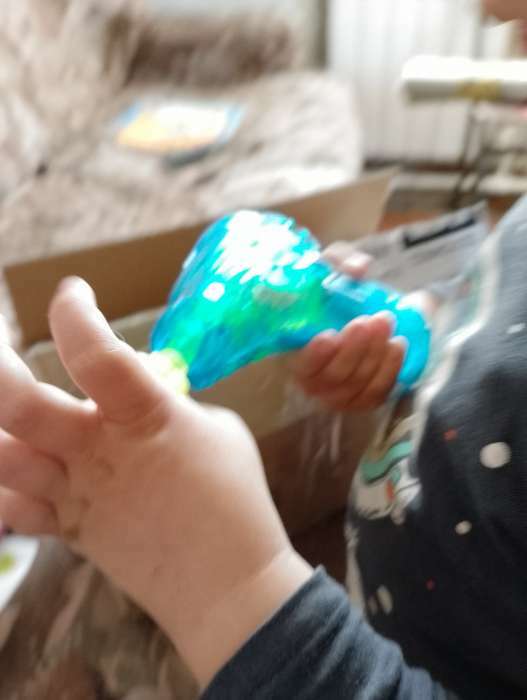 Фотография покупателя товара Мыльные пузыри «Пистолет световой» с насадкой и флаконом, 50 мл, цвета МИКС