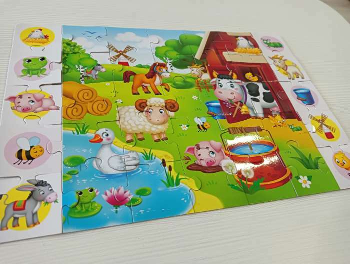 Фотография покупателя товара Пазлы «Найди и покажи. Животные Африки», 35 деталей - Фото 5