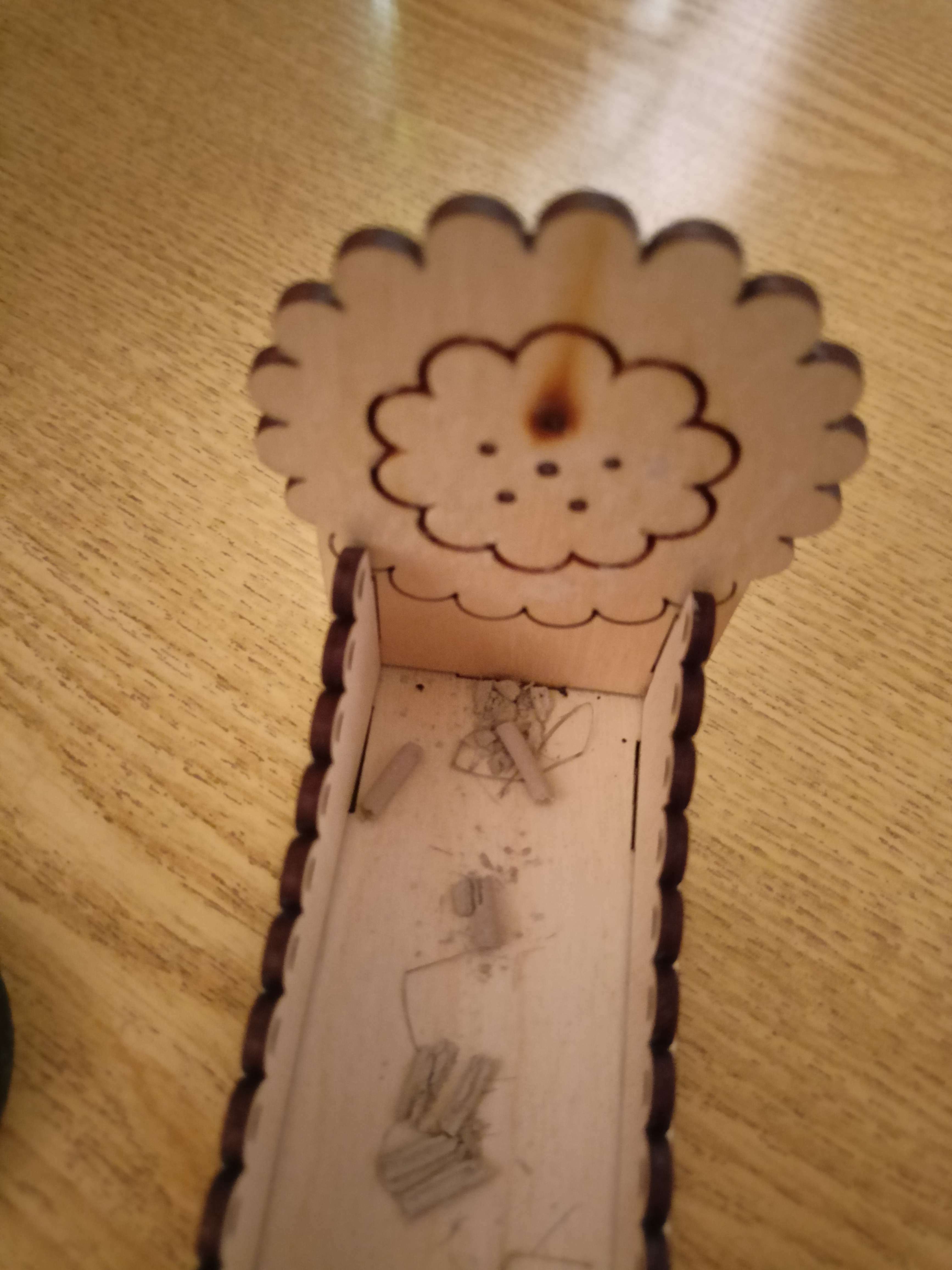 Фотография покупателя товара Подставка для благовоний «Ромашка», основа для творчества, 21×8×7.5 см - Фото 3