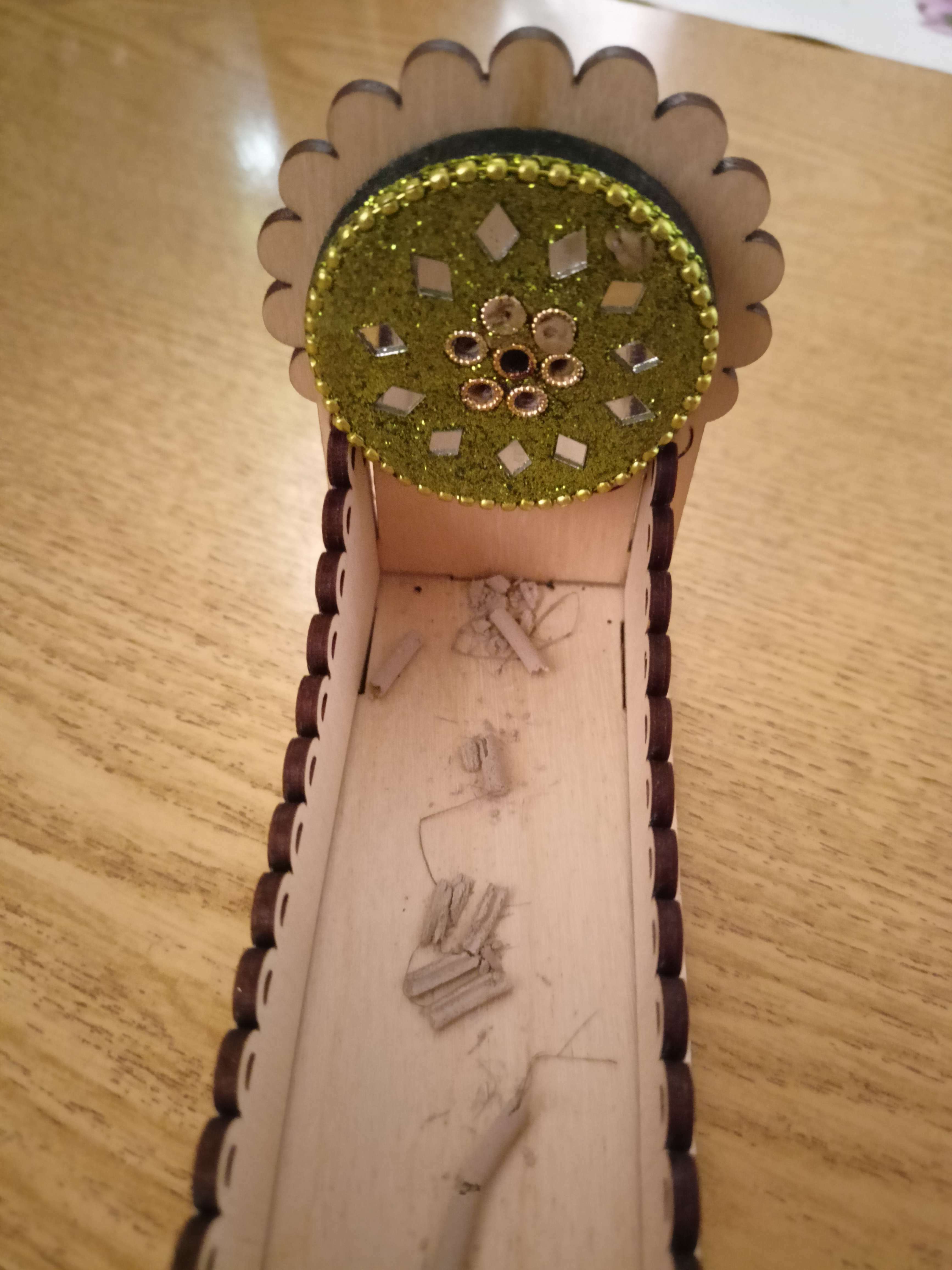 Фотография покупателя товара Подставка для благовоний «Ромашка», основа для творчества, 21×8×7.5 см - Фото 1