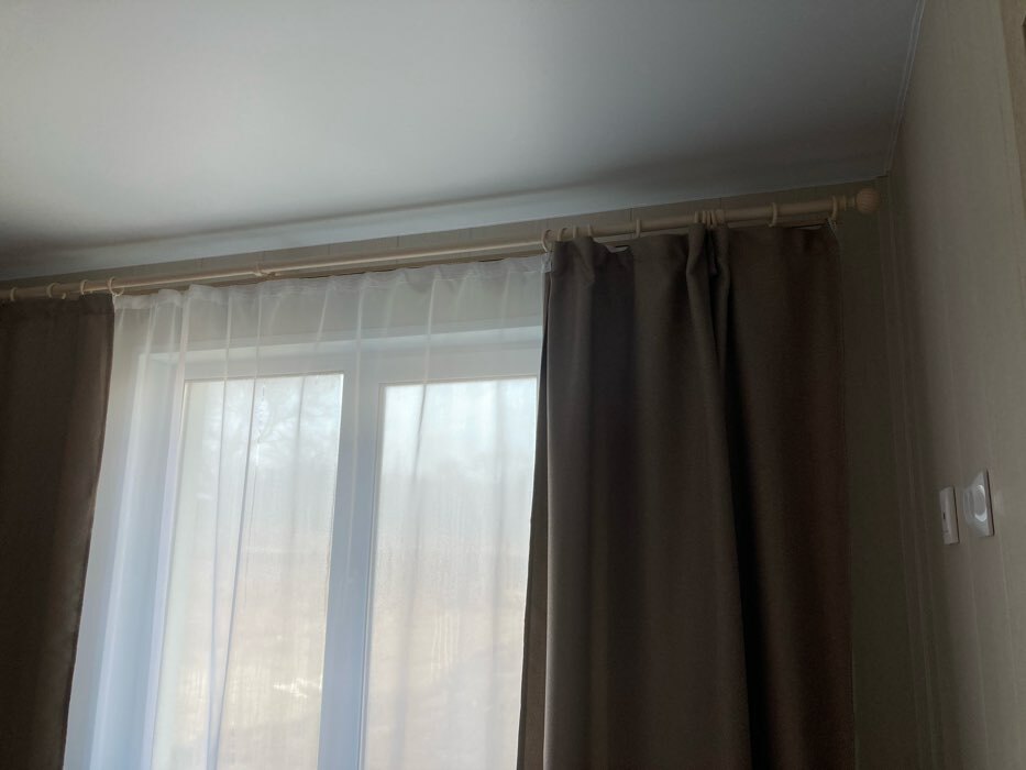 Фотография покупателя товара Карниз двухрядный 180 см, d=28 мм "Эра-28" с U-шиной, цвет сосна европейская - Фото 1