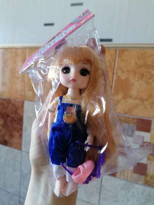 Фотография покупателя товара Кукла модная шарнирная «Ева» с аксессуаром - Фото 5