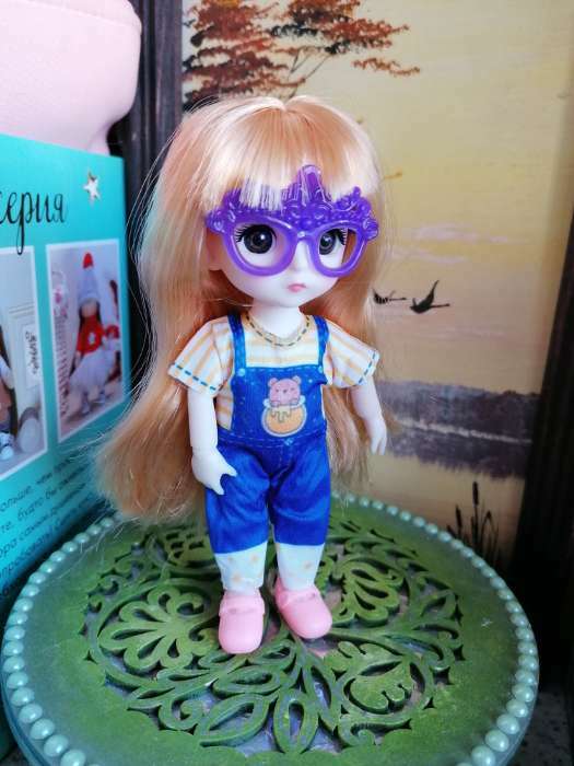 Фотография покупателя товара Кукла модная шарнирная «Ева» с аксессуаром - Фото 3