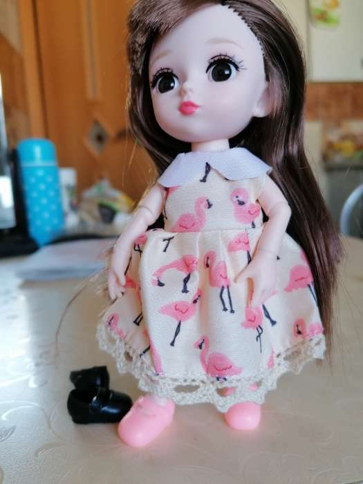 Фотография покупателя товара Кукла модная «Паола» в платье, МИКС - Фото 3