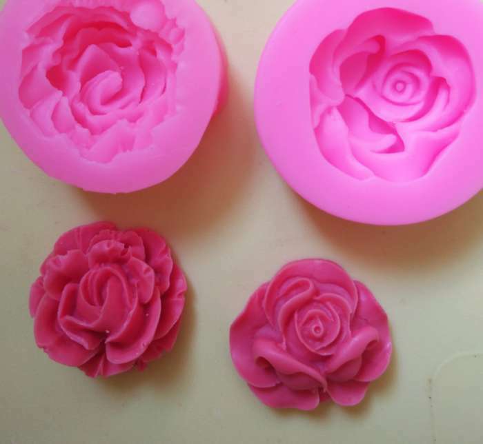 Фотография покупателя товара Молд Доляна «Розан», силикон, 4,7×4,7×1,9 см, цвет розовый - Фото 14