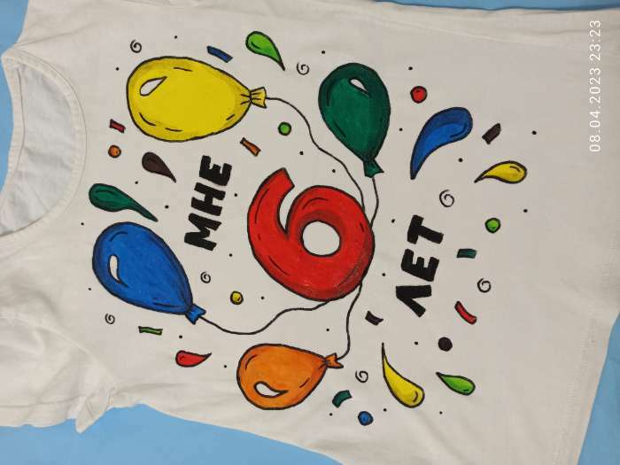 Фотография покупателя товара Краска по ткани, набор 6 цветов х 20 мл, Calligrata (МОРОЗОСТОЙКАЯ), акриловая на водной основе - Фото 1