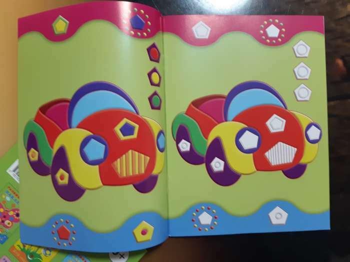 Фотография покупателя товара Развивающие наклейки для малышей «Паровоз» - Фото 1