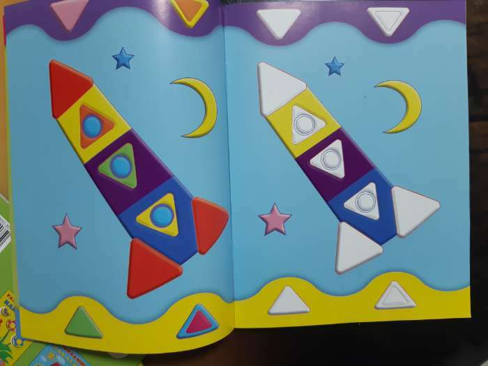 Фотография покупателя товара Развивающие наклейки для малышей «Паровоз» - Фото 2