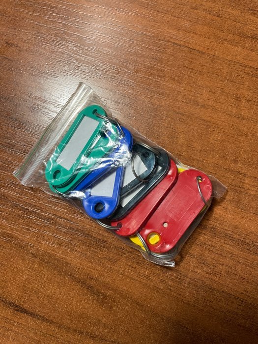Фотография покупателя товара Набор брелоков для ключей, 10 штук, 53 мм, МИКС - Фото 3