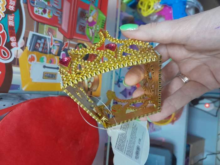 Фотография покупателя товара Корона «Принцессы», на веревочке, золото - Фото 15