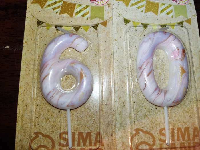 Фотография покупателя товара Свеча в торт на день рождения «‎Цветное конфетти»‎, цифра "4", 5.5 см - Фото 41