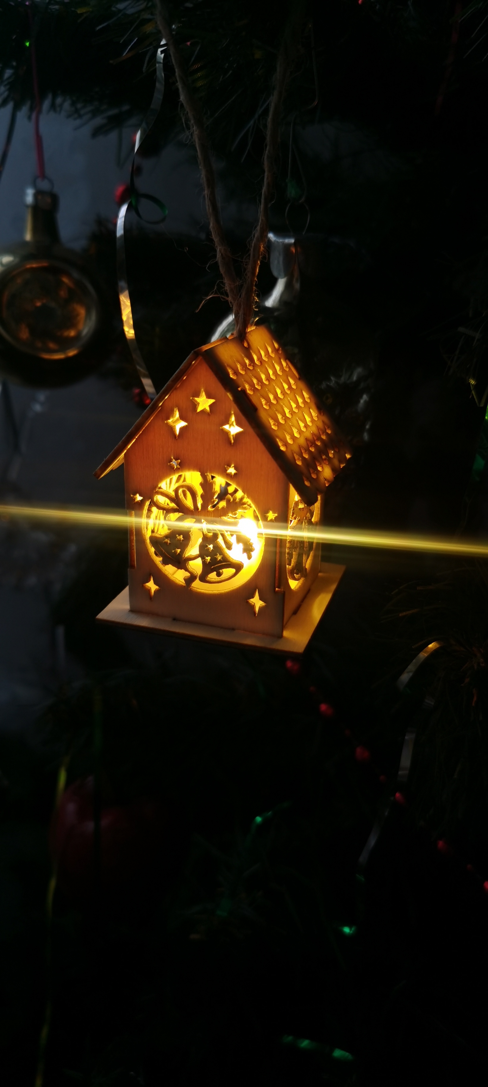 Фотография покупателя товара Декор с подсветкой «Новогодние колокольчики», мини - Фото 3