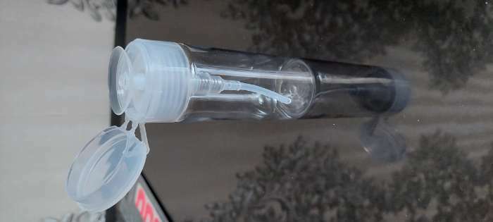 Фотография покупателя товара Флакон с помпой, 120 мл, белый, прозрачный - Фото 9