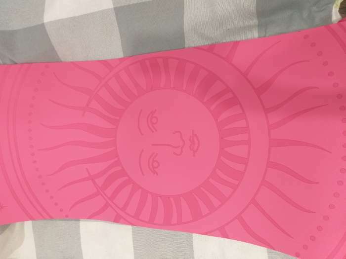 Фотография покупателя товара Коврик для йоги Sangh Sun, 183х61х0,6 см, цвет розовый - Фото 4