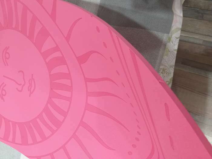Фотография покупателя товара Коврик для йоги Sangh Sun, 183х61х0,6 см, цвет розовый - Фото 2