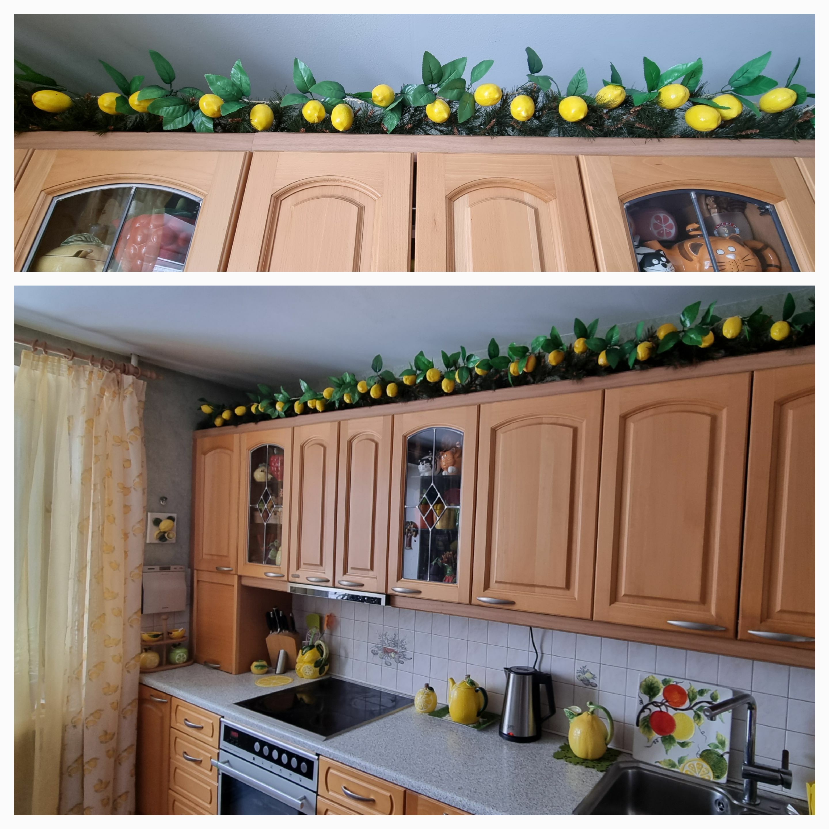 Фотография покупателя товара Муляж "Связка 5 лимонов" 50 см (размер лимона 7х5 см) - Фото 1
