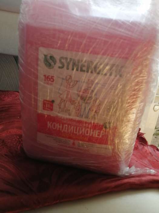Фотография покупателя товара Кондиционер-ополаскиватель для белья Synergetic "Аромамагия", биоразлагаемый,гипоаллергенный, 5 л