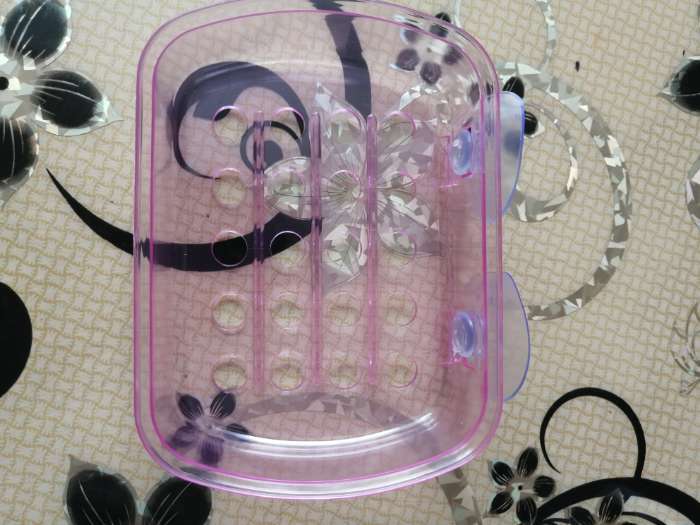Фотография покупателя товара Мыльница пластиковая на присосках Bath Collection, 13×10×3 см, цвет МИКС