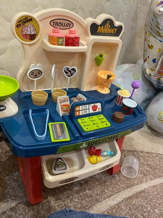 Фотография покупателя товара Игровой модуль «Супермаркет», 33 предмета, звук - Фото 1