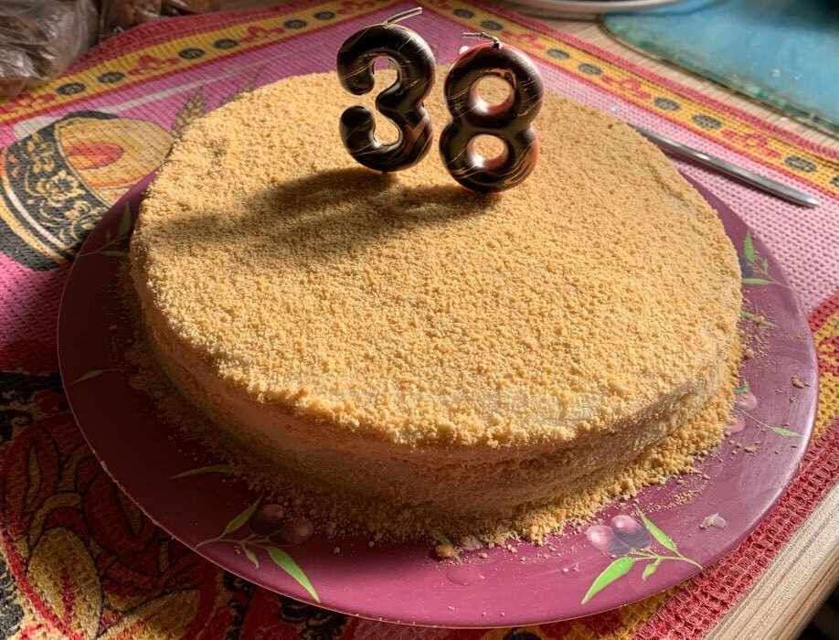 Фотография покупателя товара Свеча в торт на день рождения «‎Цветное конфетти»‎, цифра "4", 5.5 см - Фото 38