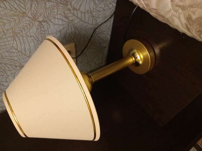 Фотография покупателя товара Настольная лампа Lorenzo 1x60Вт E27, белый 34x34x40 см - Фото 1