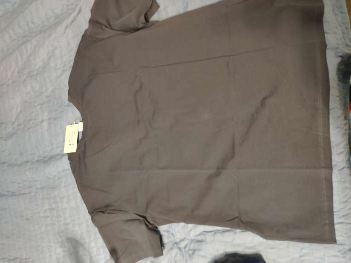 Фотография покупателя товара Футболка женская MINAKU OVERSIZE FIT, графитовый, размер 42 - Фото 3