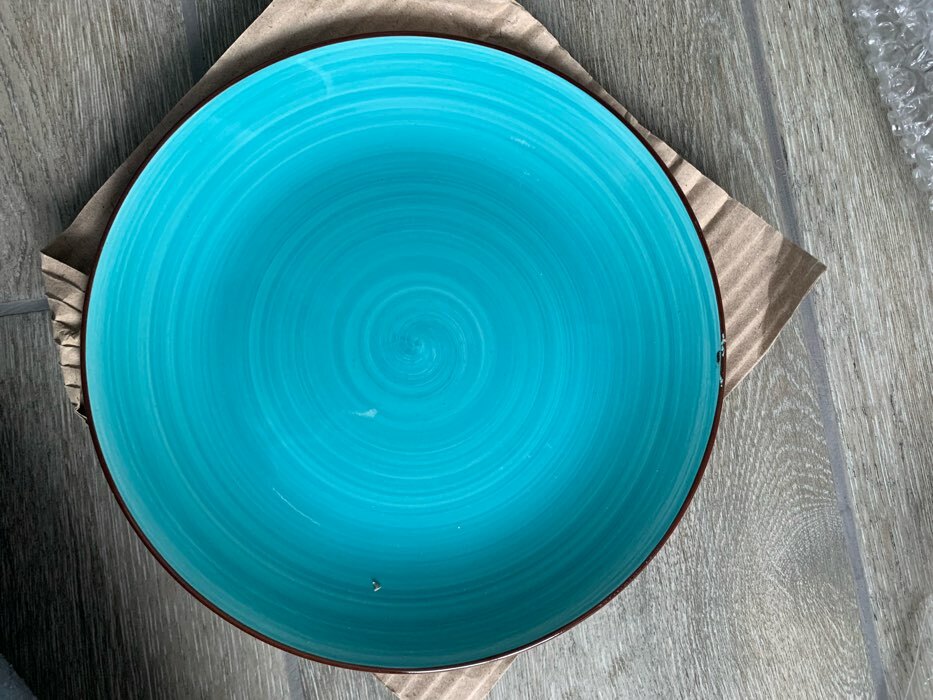 Фотография покупателя товара Тарелка керамическая десертная Доляна «Морской мир», d=19 см, цвет голубой - Фото 9