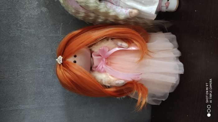 Фотография покупателя товара Интерьерная кукла «Шанталь», набор для шитья, 18 × 22.5 × 3 см - Фото 3