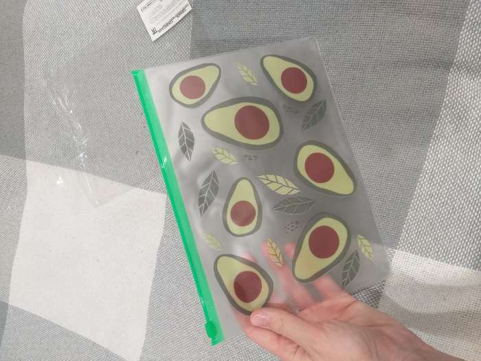 Фотография покупателя товара Сумка для купальника "Авокадо", 24*17см, цвет зелёный