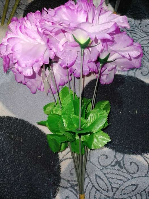 Фотография покупателя товара Цветы искусственные «Глоксиния соната», h=20 см, d=11 см, розовые - Фото 30