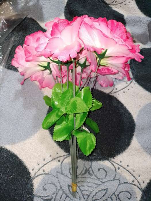 Фотография покупателя товара Цветы искусственные «Глоксиния соната», h=20 см, d=11 см, розовые - Фото 29