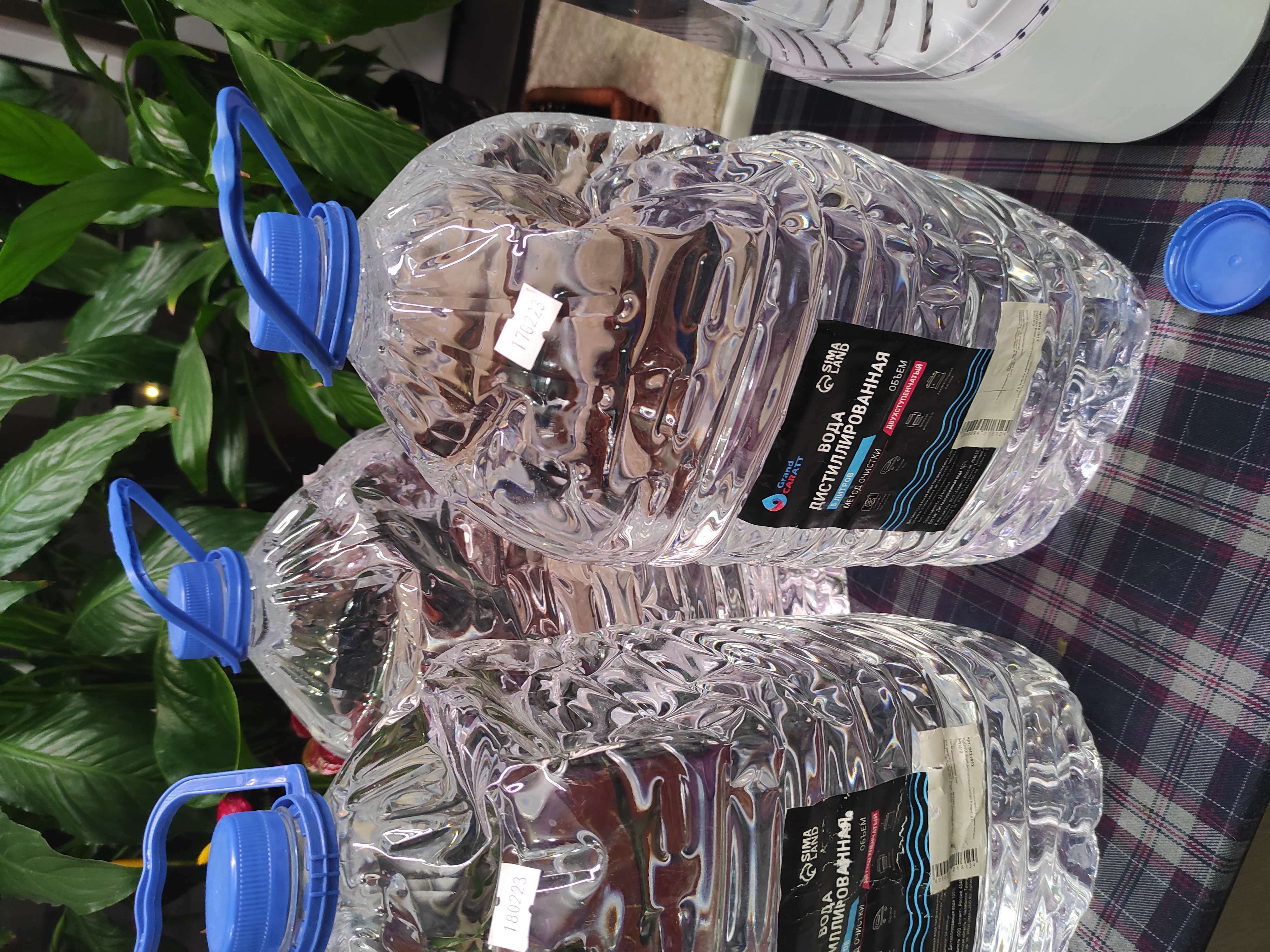 Фотография покупателя товара УЦЕНКА Вода дистиллированная Grand Caratt, 5 л - Фото 4