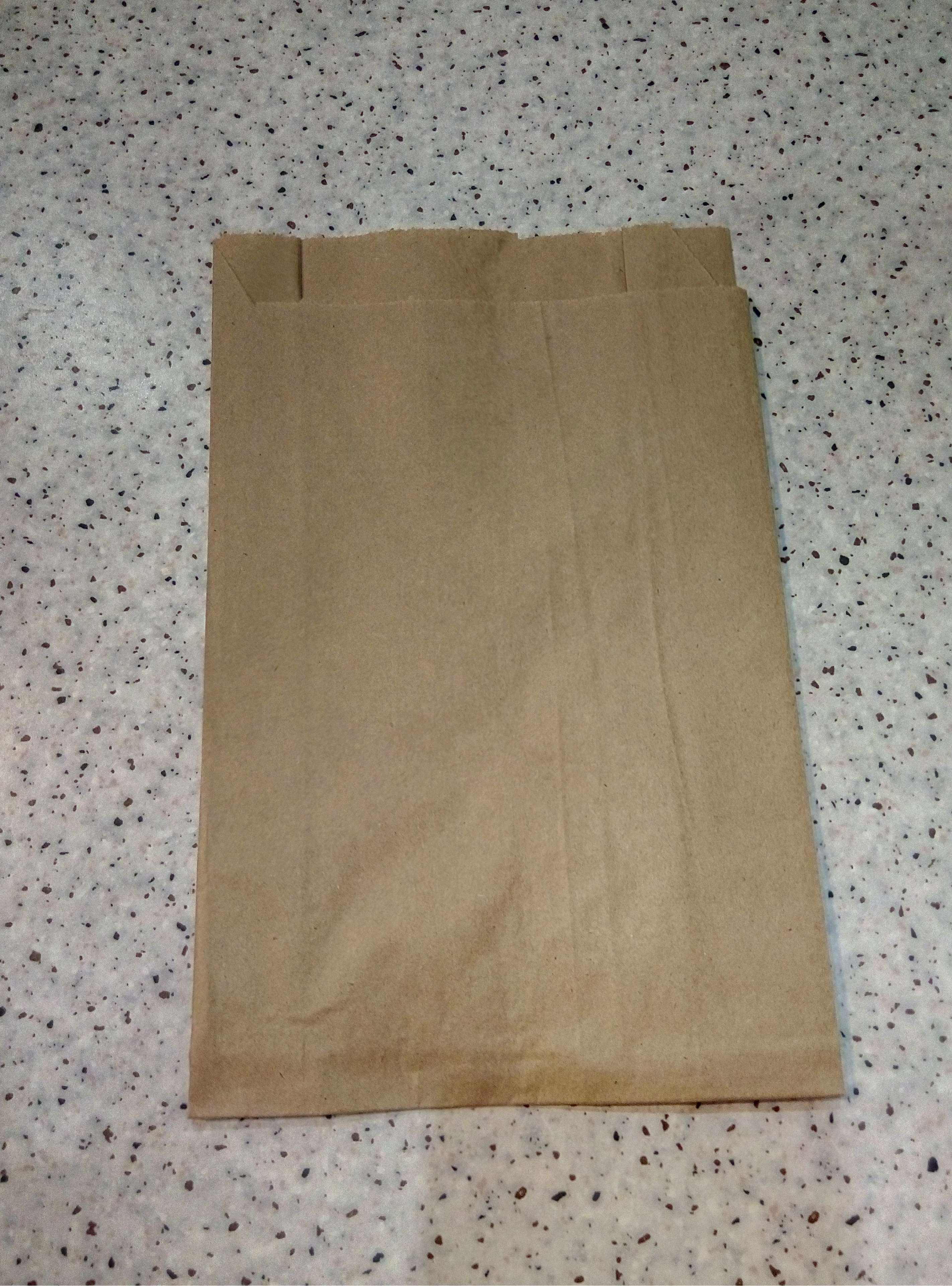 Фотография покупателя товара Пакет бумажный фасовочный, крафт, V-образное дно 20 х 14 х 6 см