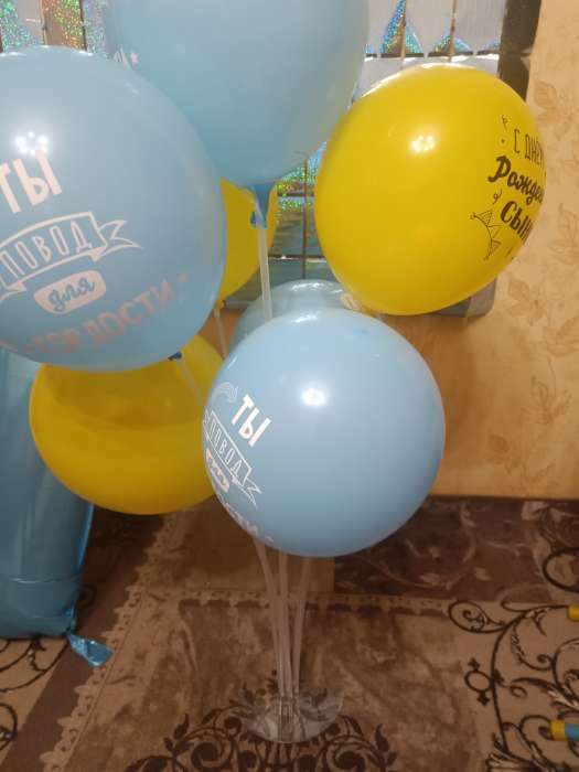Фотография покупателя товара Подставка для воздушных шаров, 7 палочек и держателей - Фото 9