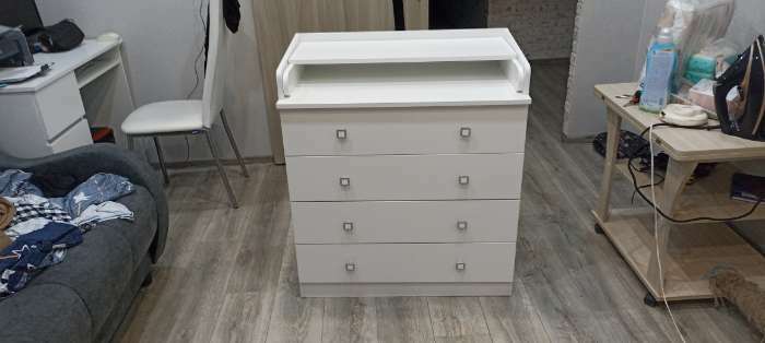 Фотография покупателя товара Комод пеленальный детский Фея 1580 «Жирафик», 80×47×92 см, 4 ящика, белый - Фото 12