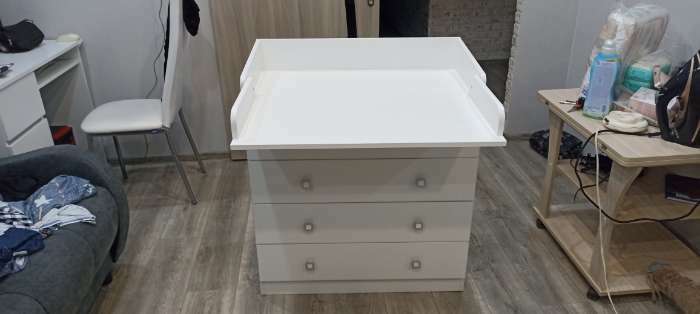 Фотография покупателя товара Комод пеленальный детский Фея 1580 «Жирафик», 80×47×92 см, 4 ящика, белый - Фото 13