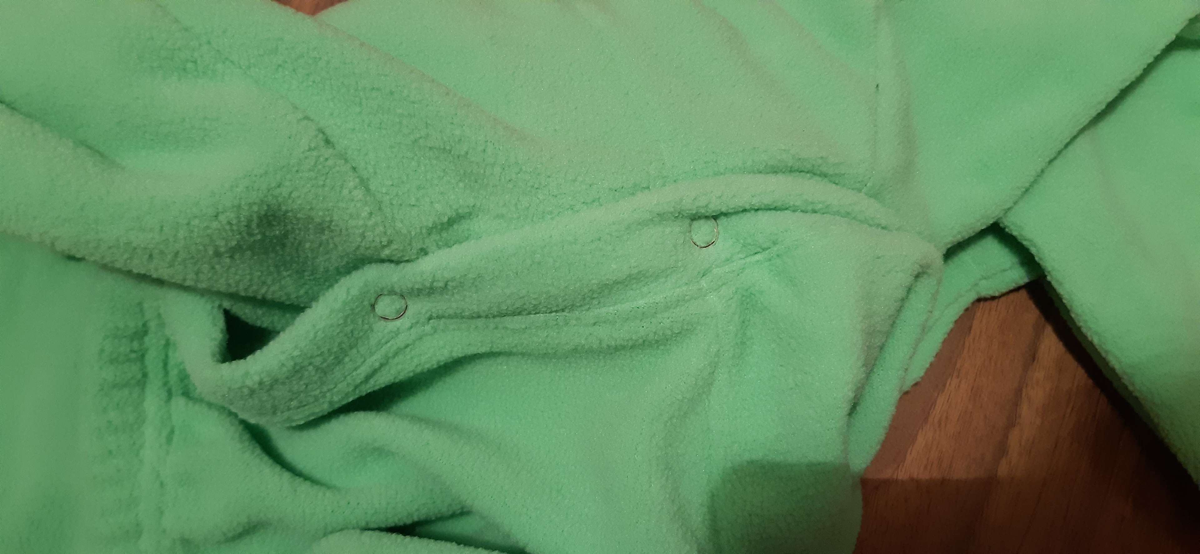 Фотография покупателя товара Комбинезон с капюшоном на кнопках (поддёва), зеленый, рост 92-98 см - Фото 3