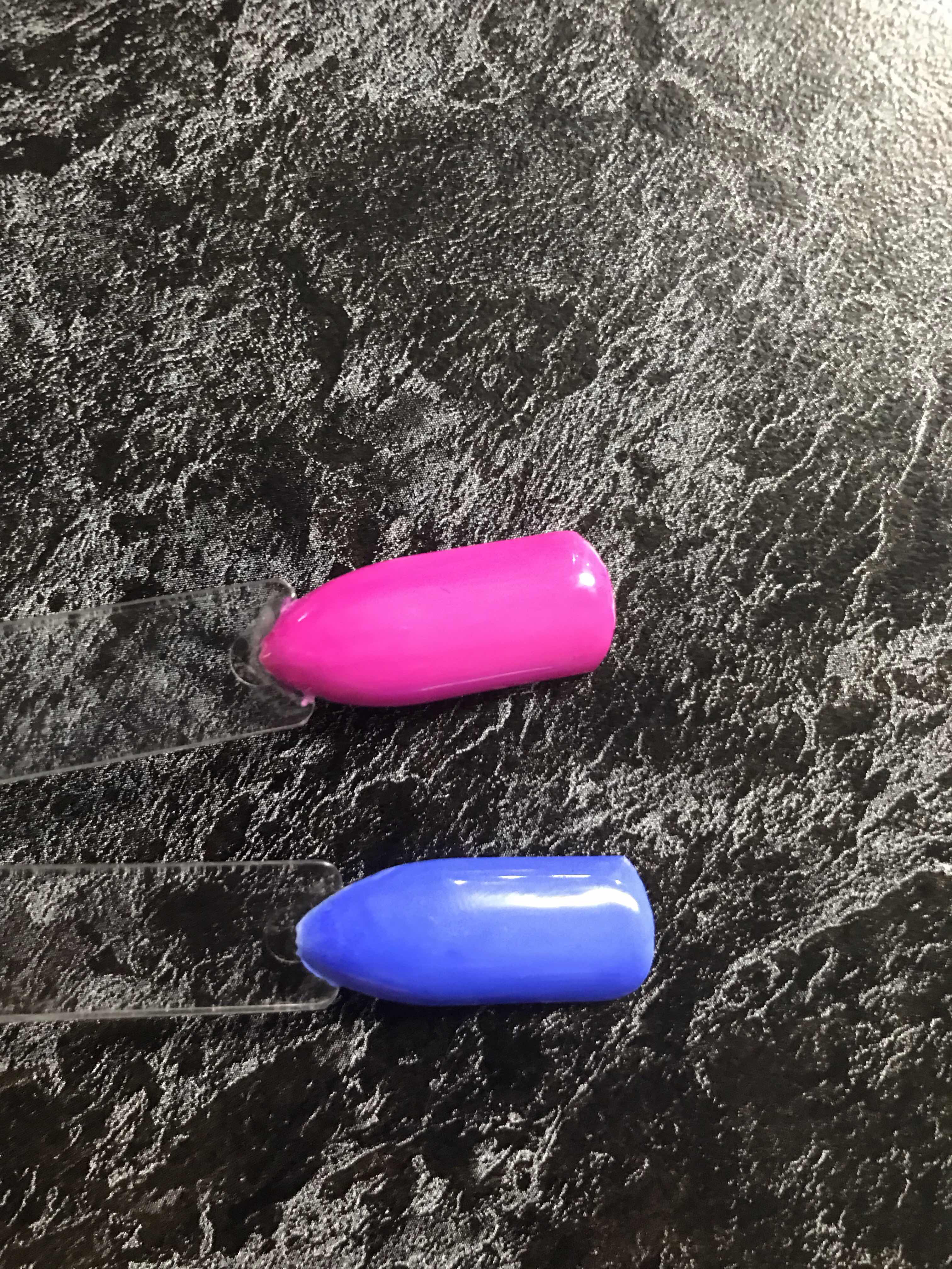Фотография покупателя товара Термопудра для ногтей, цвет фиолетовый - Фото 2