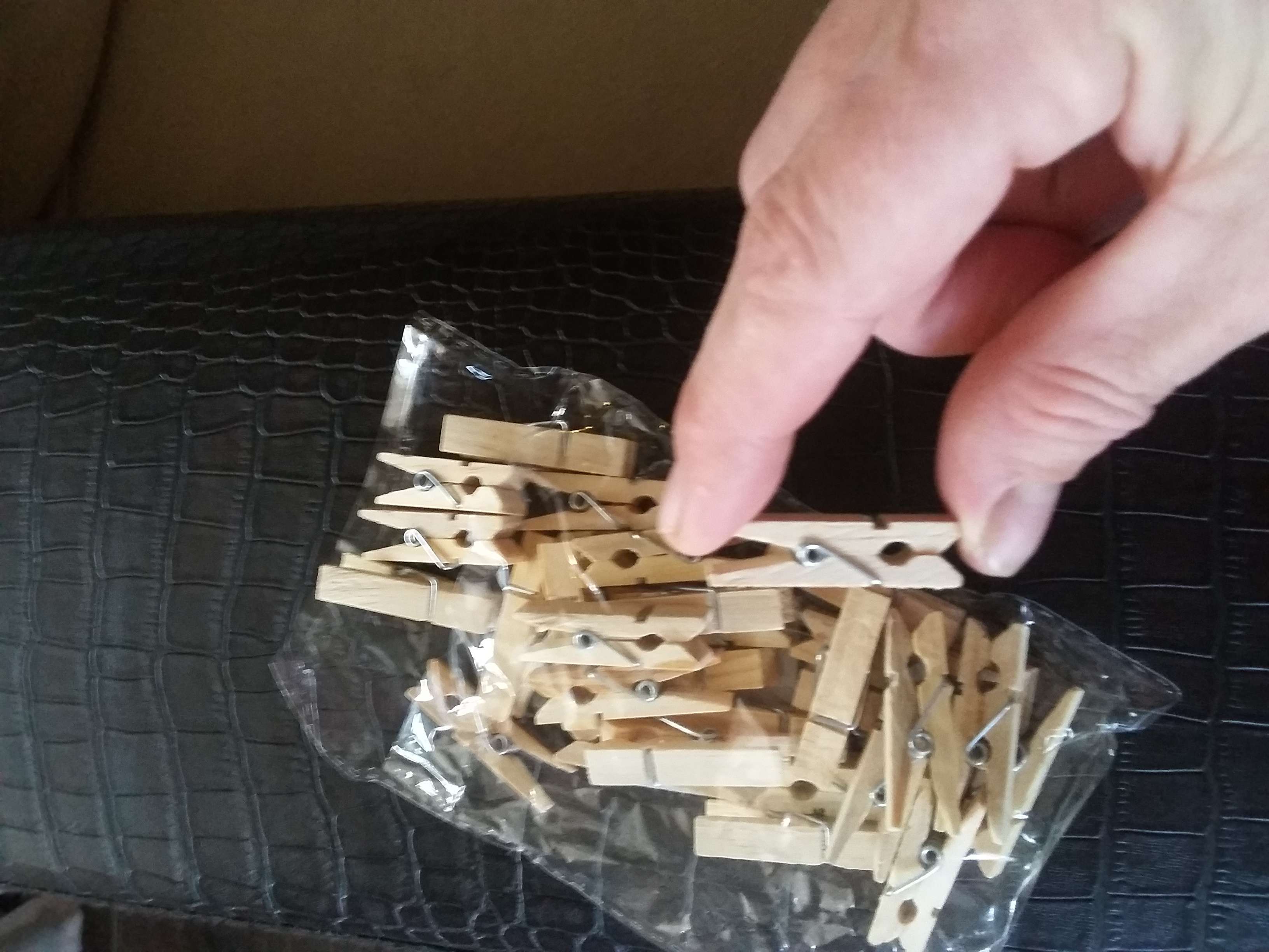 Фотография покупателя товара Прищепки деревянные Доляна «Мини», 3,5 см, 30 шт