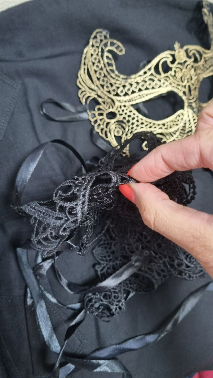 Фотография покупателя товара Карнавальная маска «Экзотика», ажурная