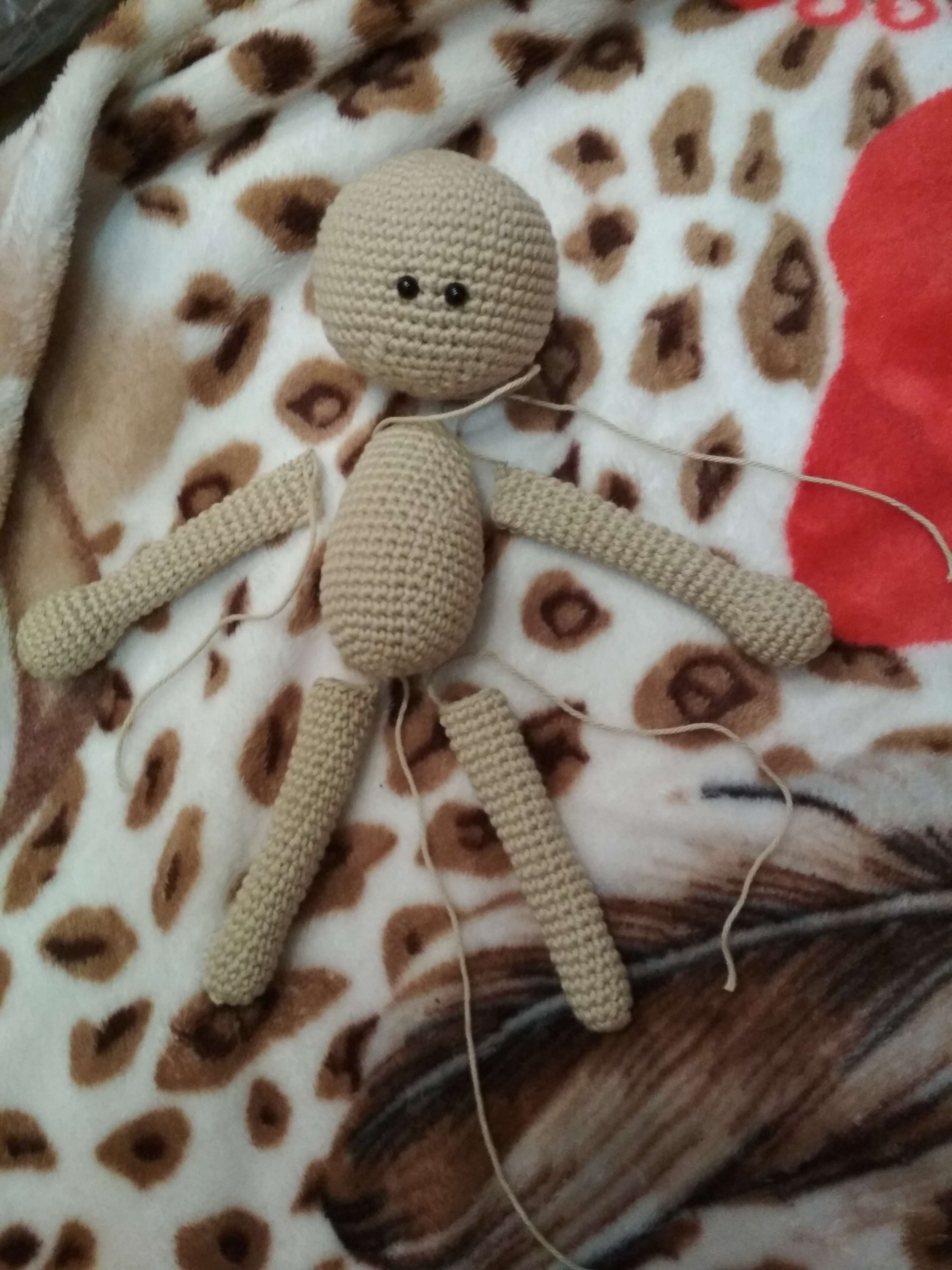 Фотография покупателя товара Амигуруми: Мягкая игрушка «Девочка Софья», набор для вязания, 10 × 4 × 14 см