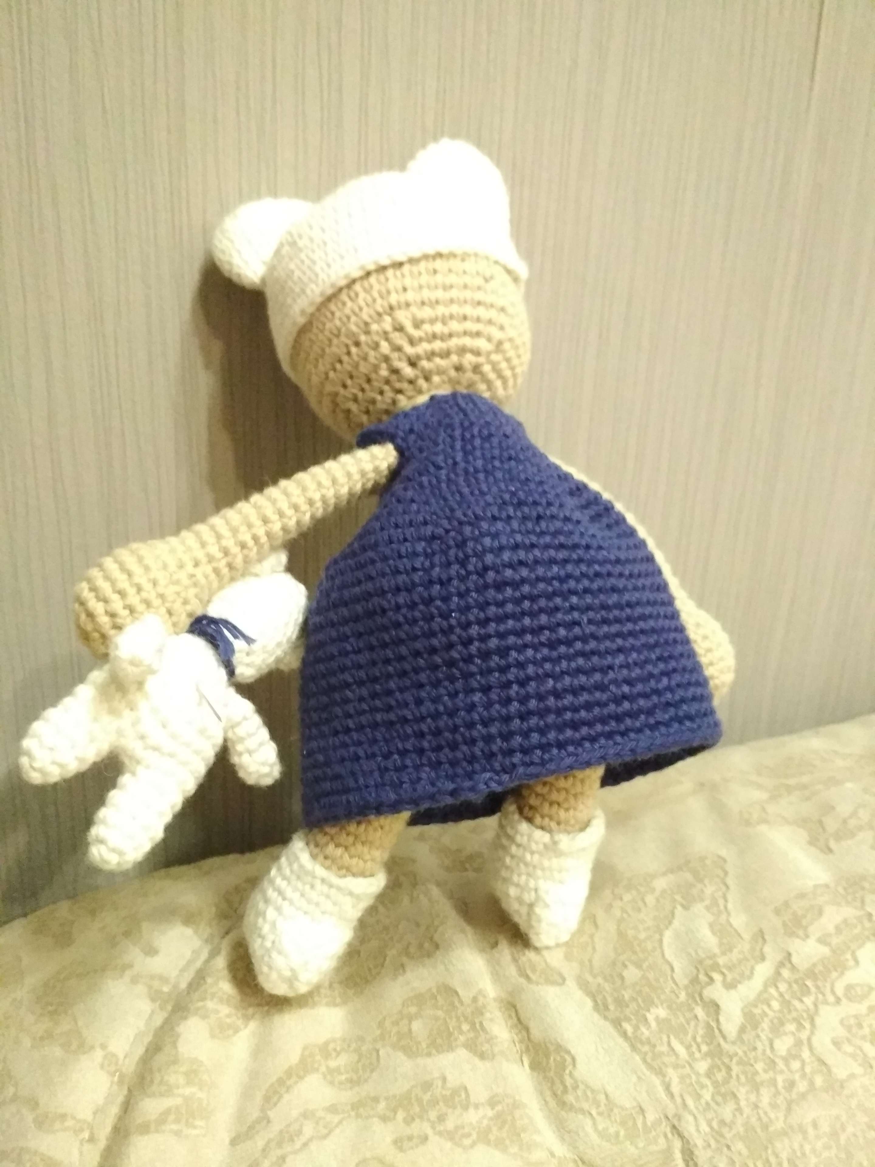 Фотография покупателя товара Амигуруми: Мягкая игрушка «Девочка Софья», набор для вязания, 10 × 4 × 14 см - Фото 14