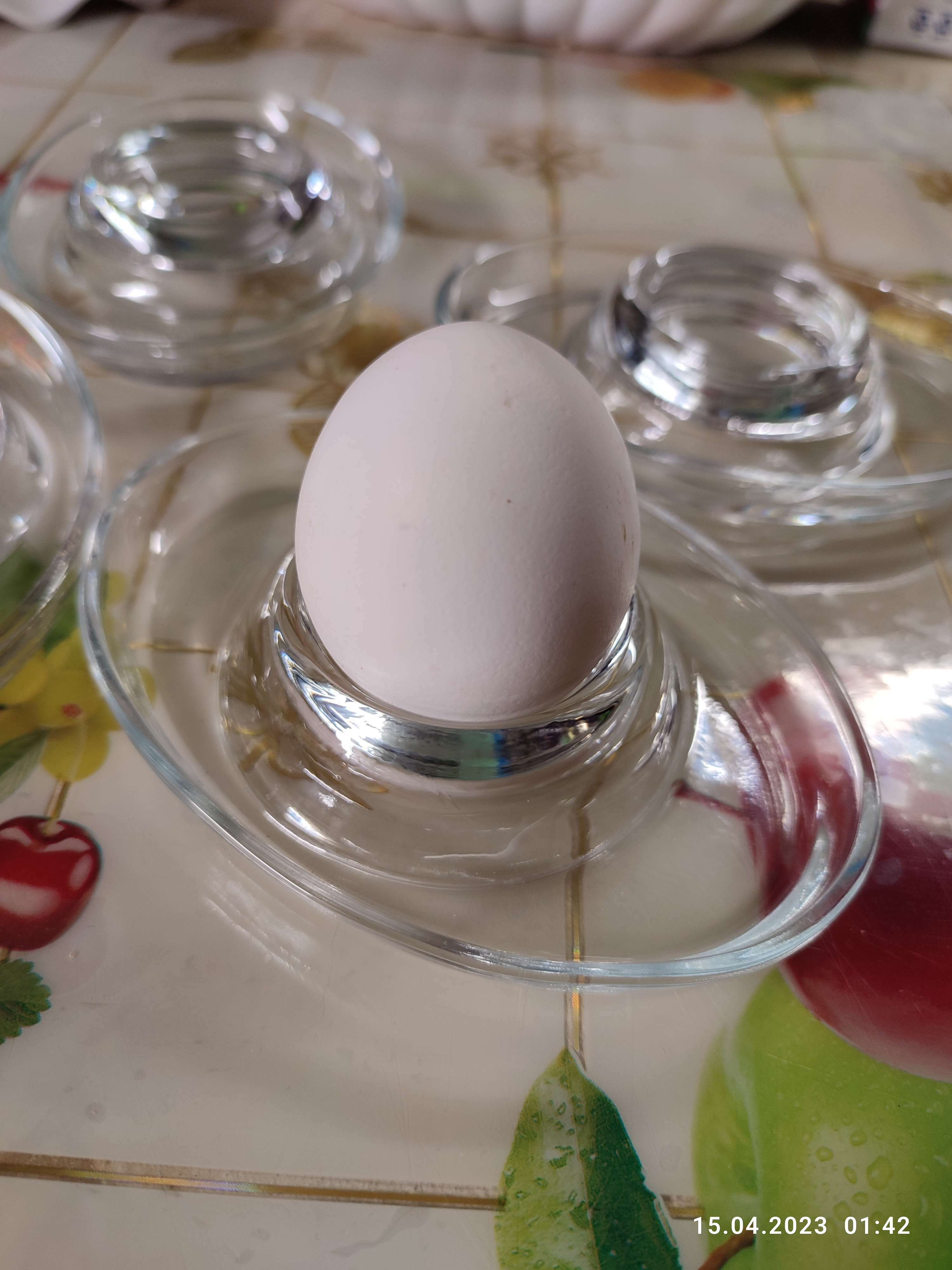 Фотография покупателя товара Набор подставок для яиц Basic, 4 шт - Фото 4